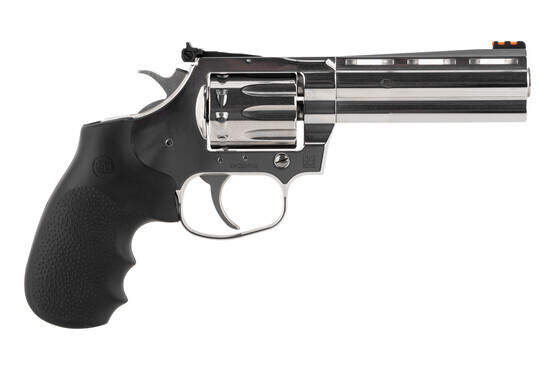 King Cobra 4.25" 22LR Stainless Steel Revolver from Colt has a 4.25 inch stainless steel barrel